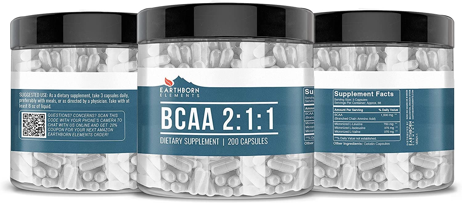 BCAA 2:1:1 200 Capsules view 2