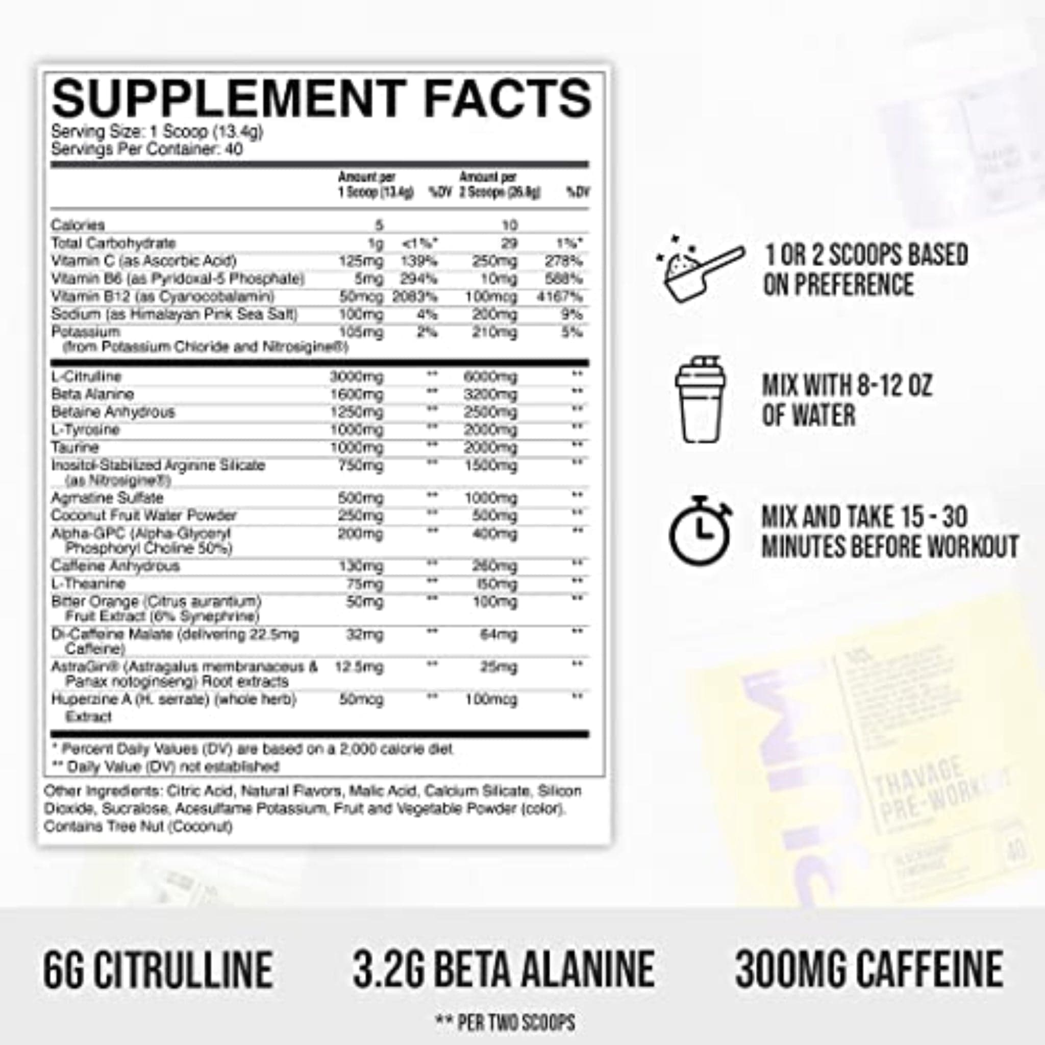 CBUM Series Thavage Pre-Workout by Raw Nutrition view 11