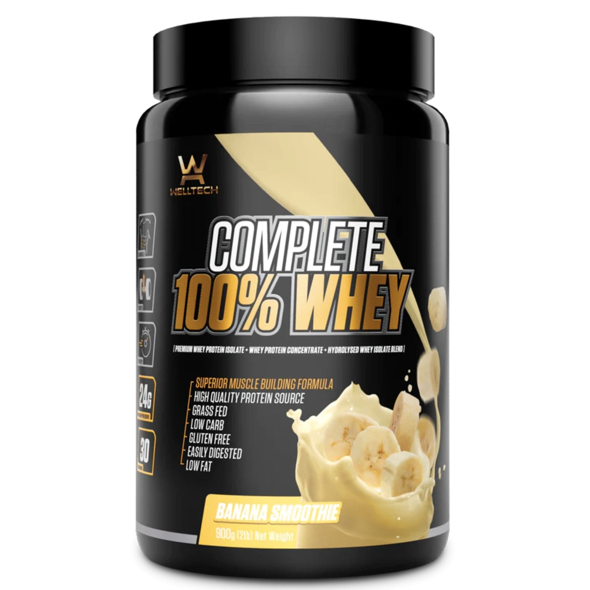 Complete 100% whey 2 lbs By Welltech view 5