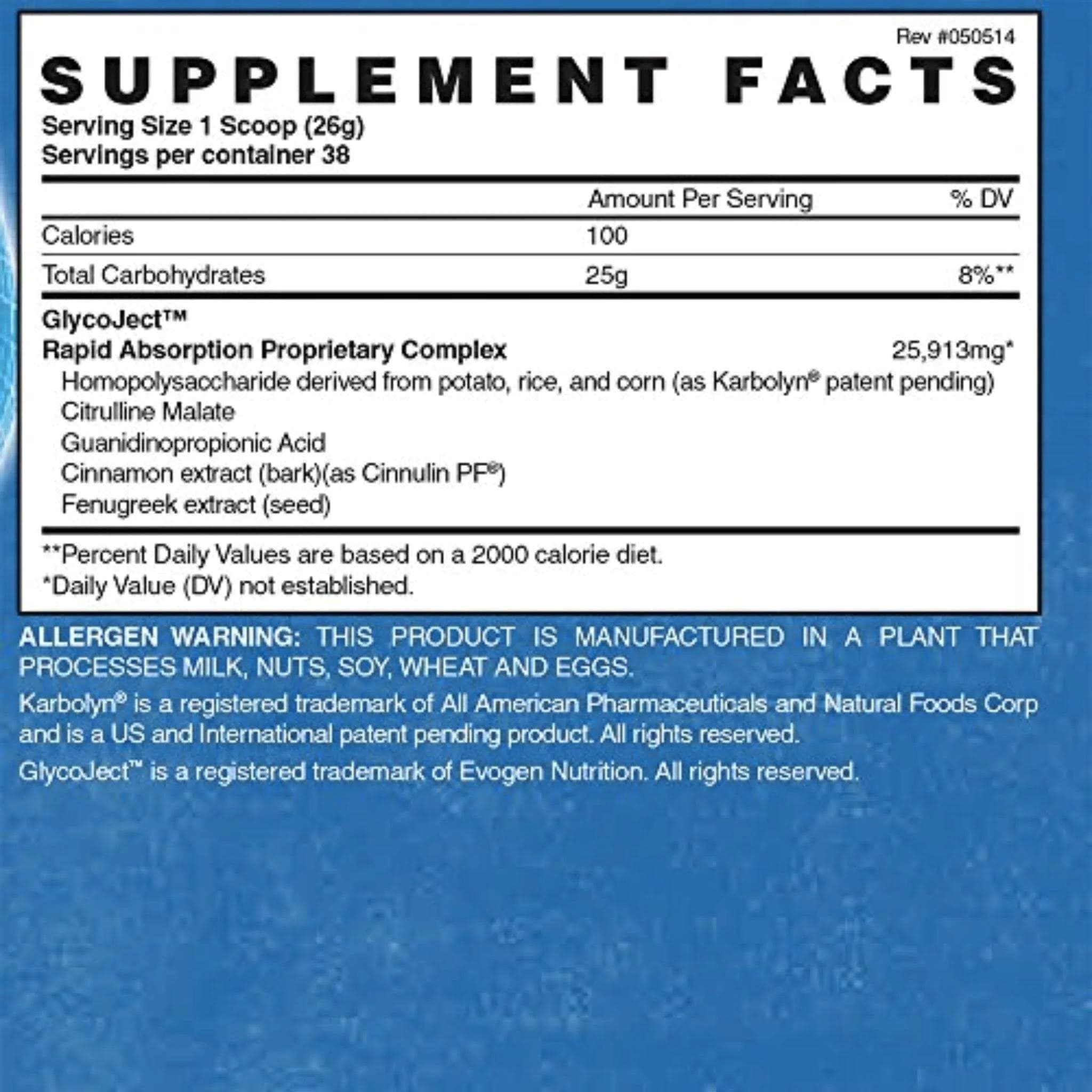 GlycoJect by Evogen Nutrition view 2
