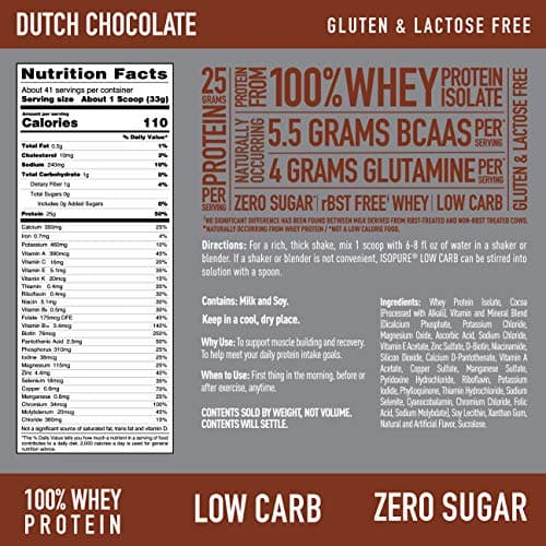 Isopure Low Carb Protein Powder view 2