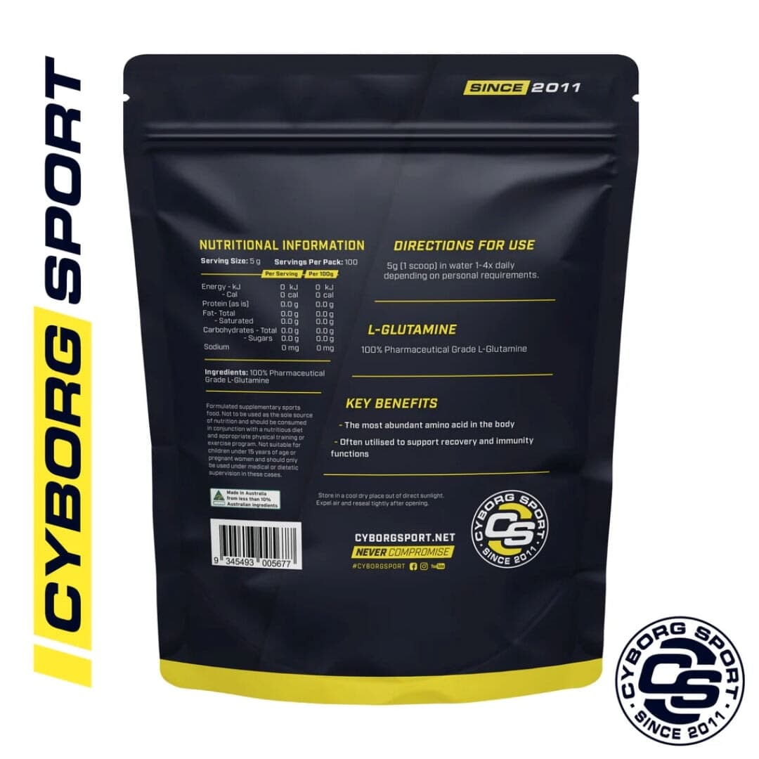 L Glutamine by Cyborg Sports view 2