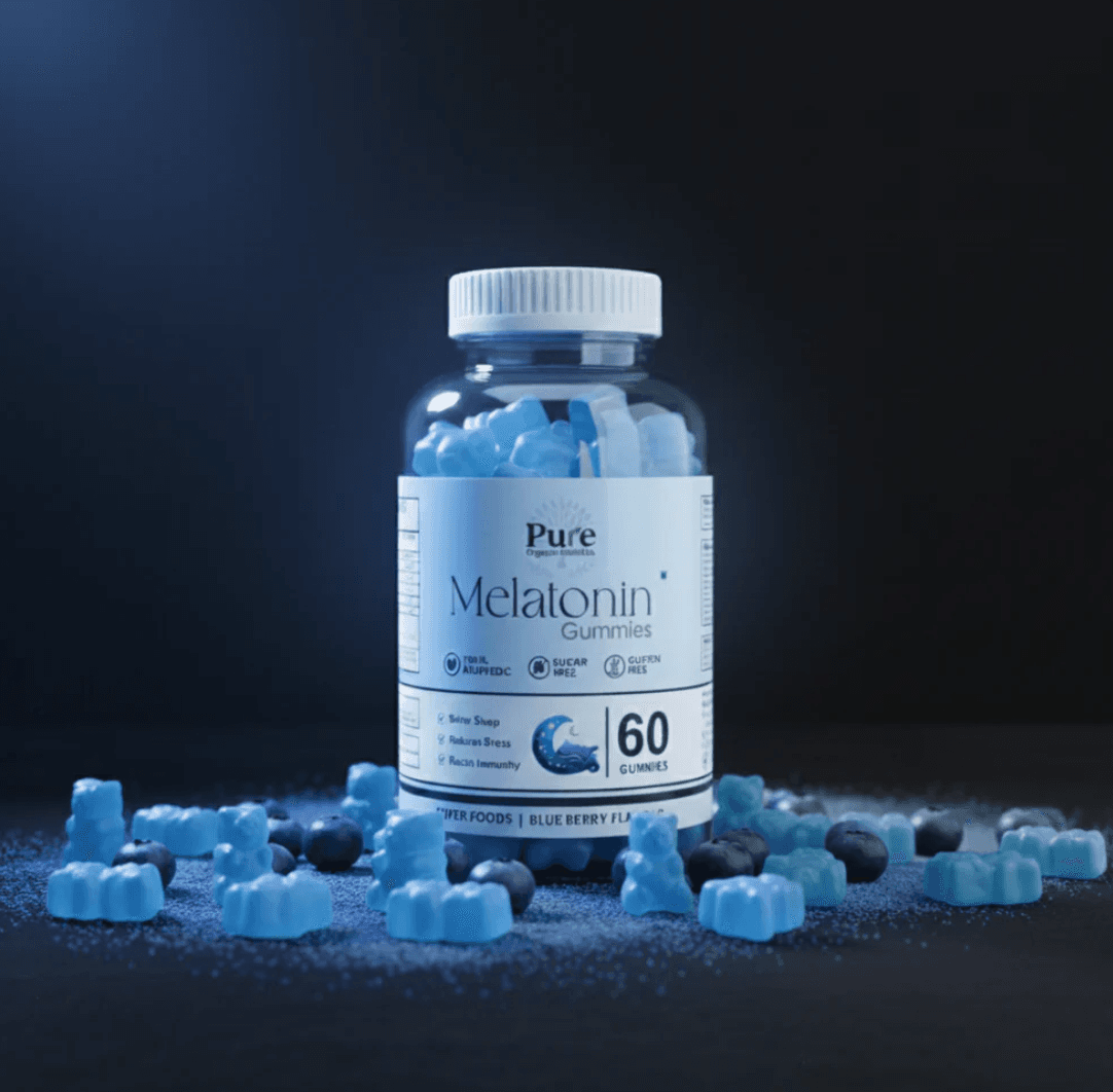 Pure Organics Australia Melatonin Gummies | 60 Gummies | Sleep Support Supplement