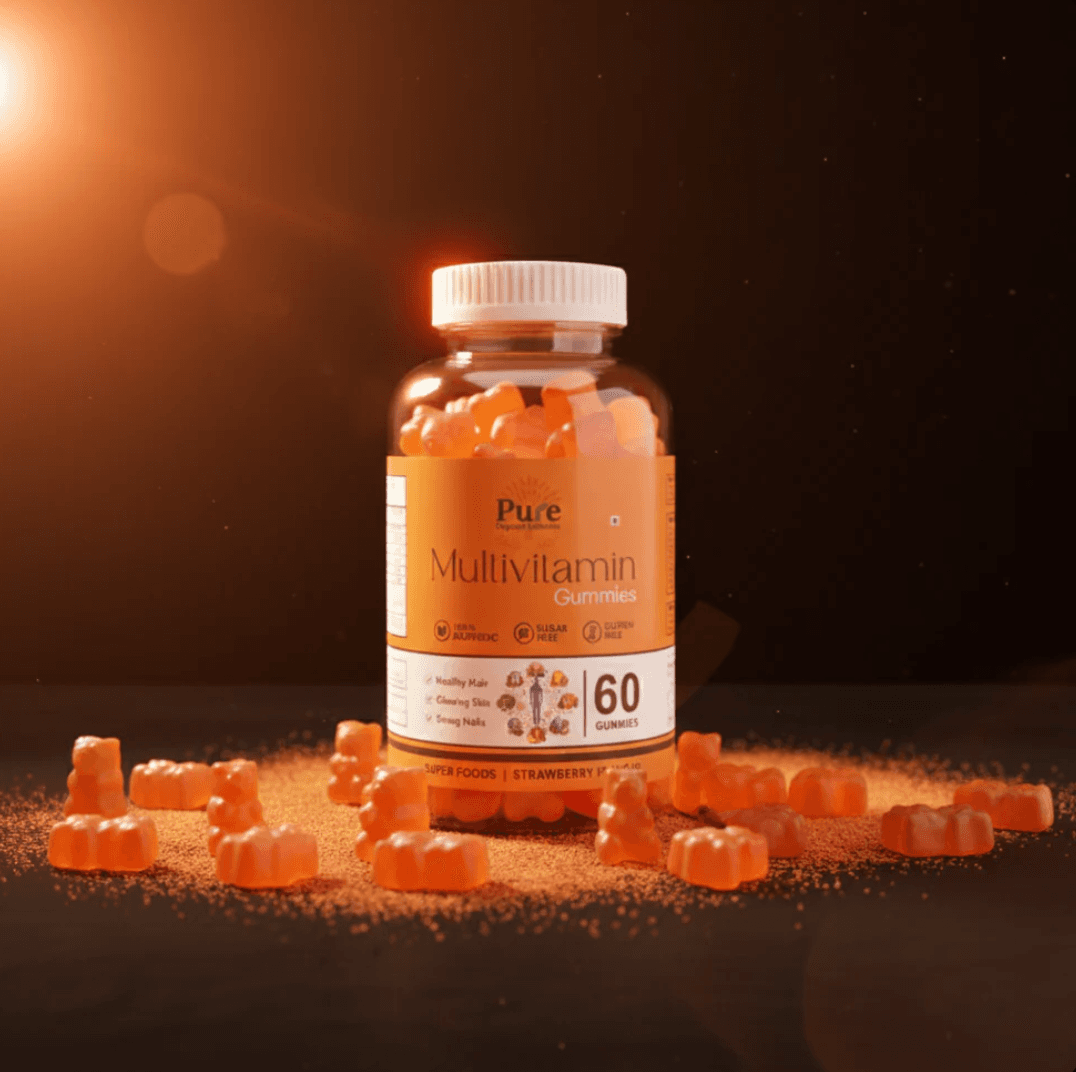 Pure Organics Australia Multivitamin Gummies | 60 Gummies | Daily Energy & Immunity Support